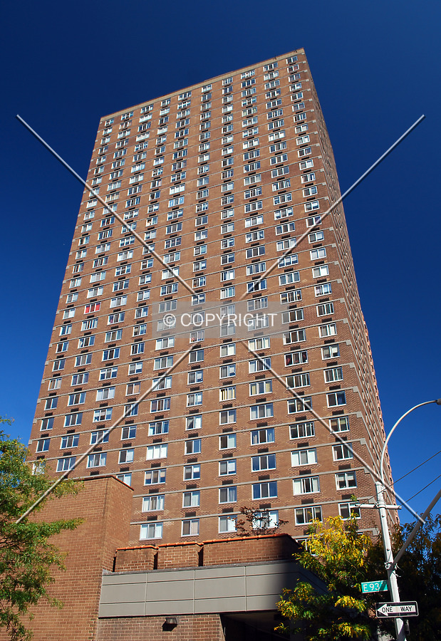 Looking up from the south