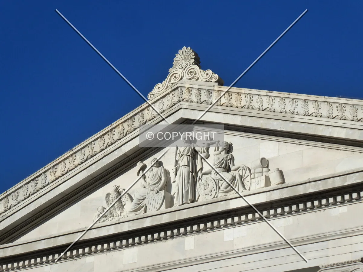 Pediment detail
