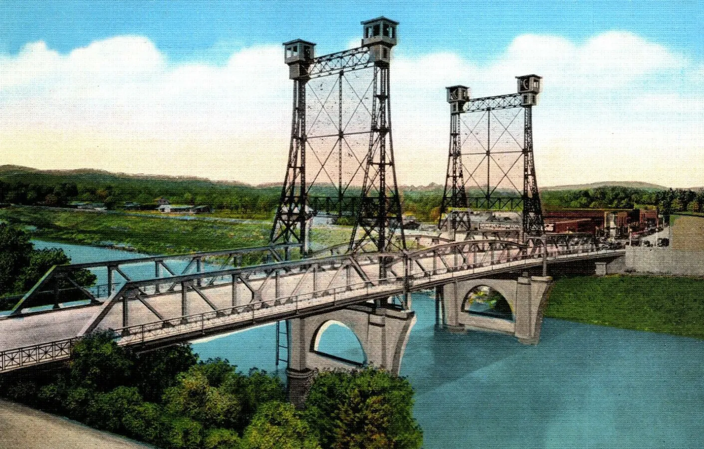 View from the east