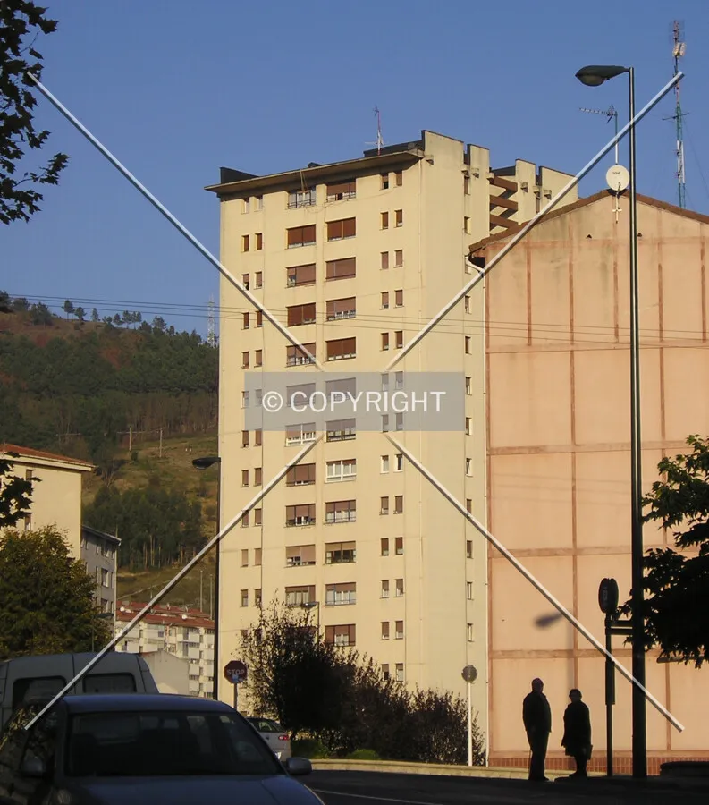 View from the roundabout between Jesus Galindez and Pau Casals