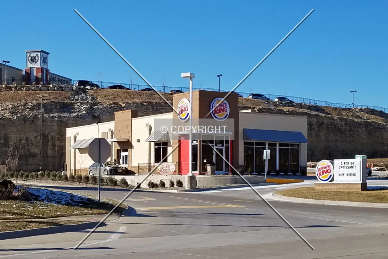 View from the southeast; January 1, 2018