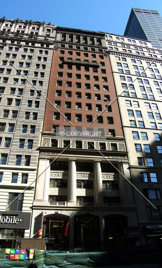 View from the northwest across Broadway