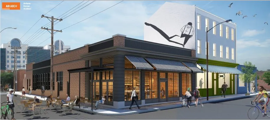 Rendering of renovations