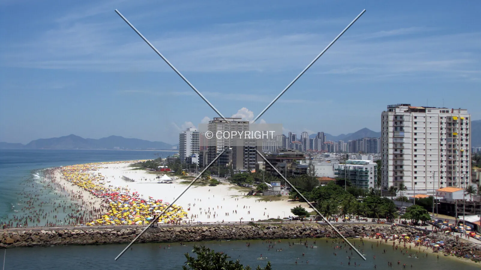 Praia do Pepê seen from Joá