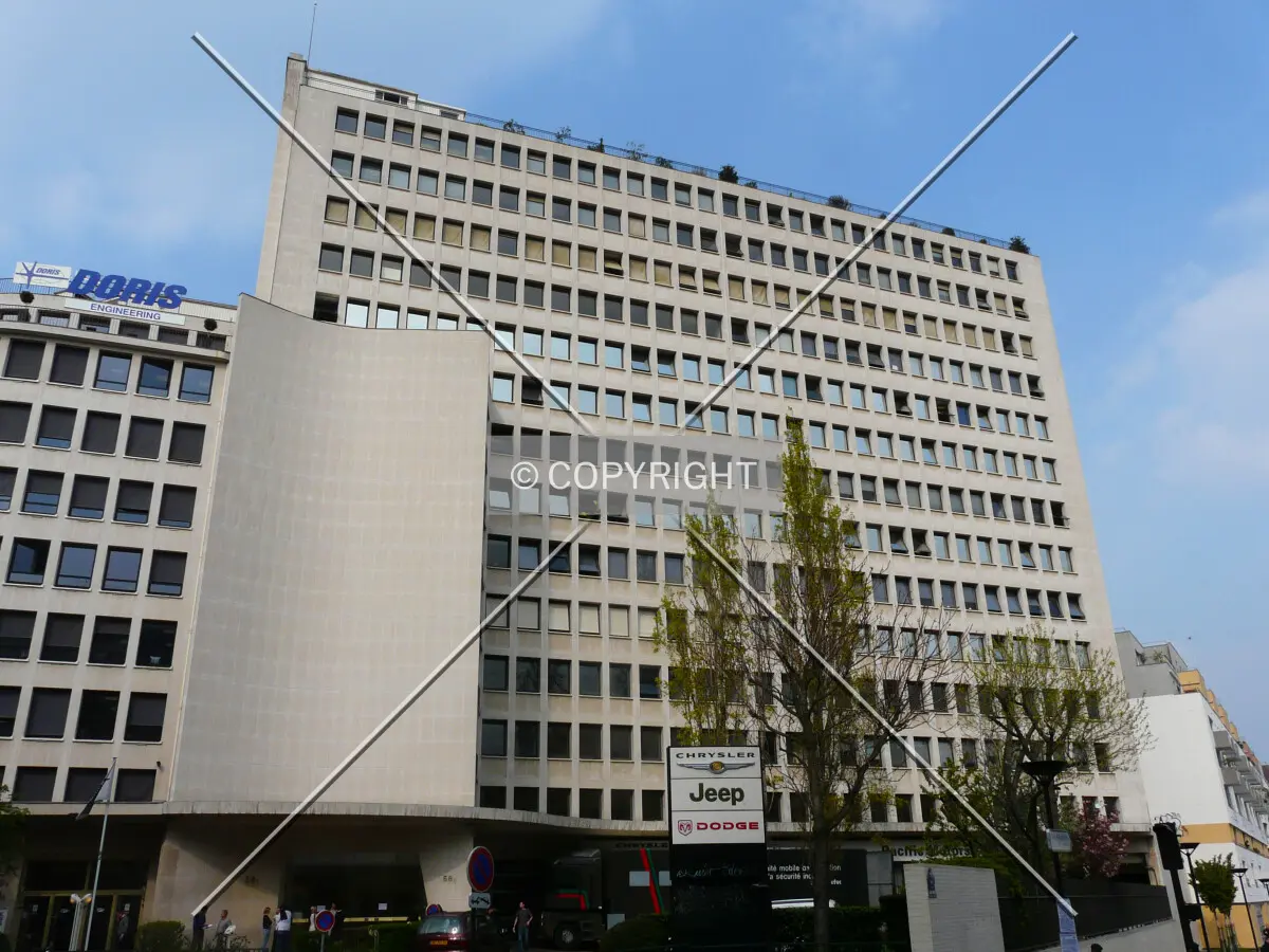 Main facade from street level