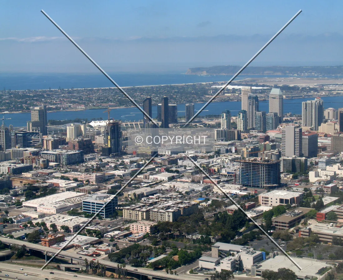 Aerial view from the northeast