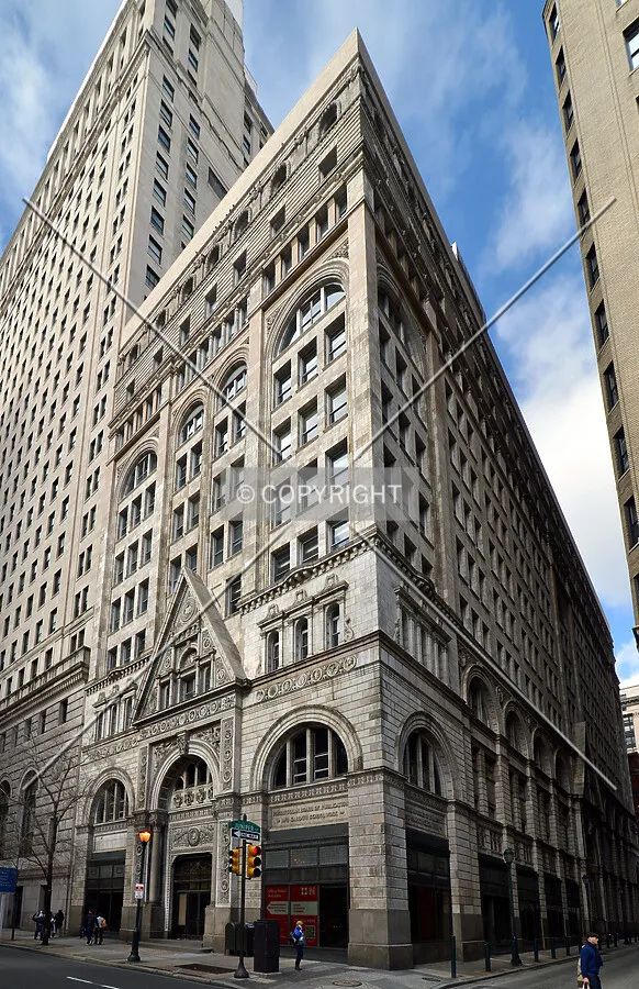View from the southeast at Walnut and Juniper Streets