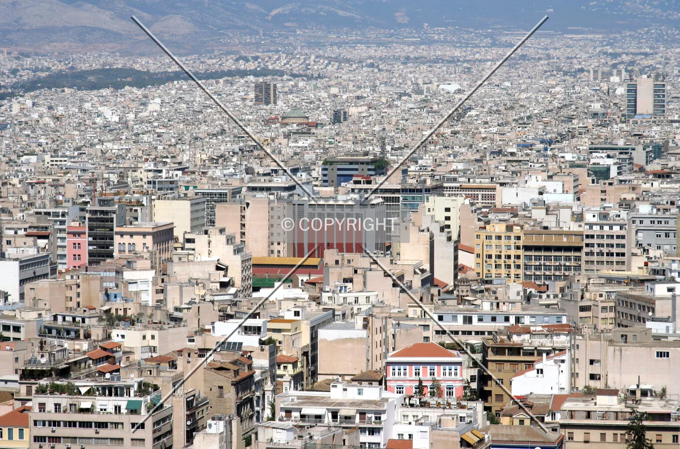 As seen from the Acropolis