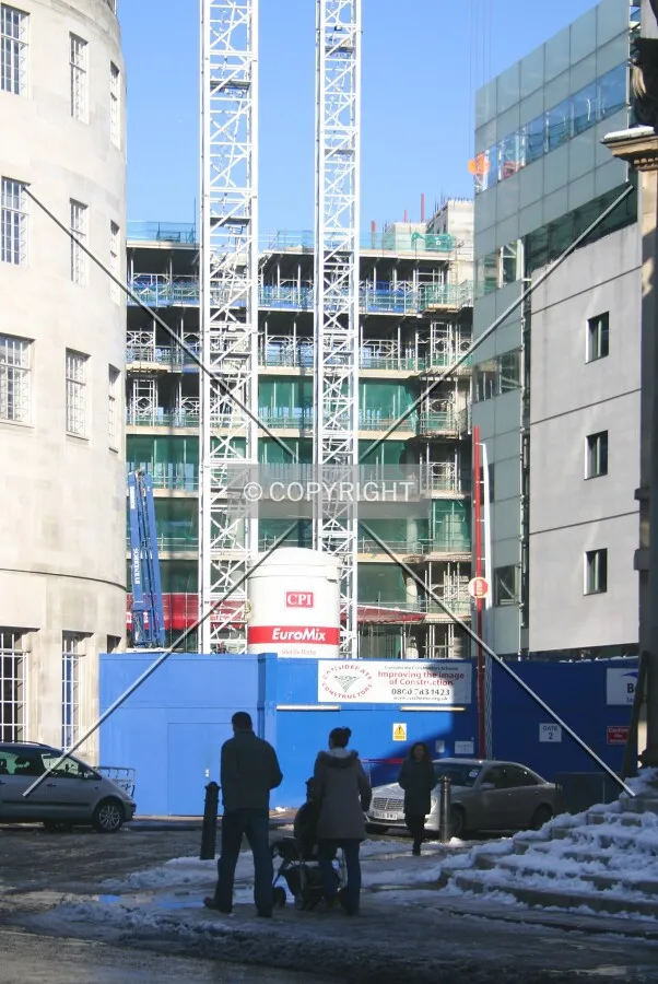 View north from Langham Place