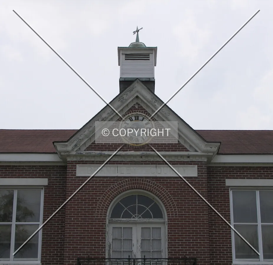 View from the north on the courthouse lawn