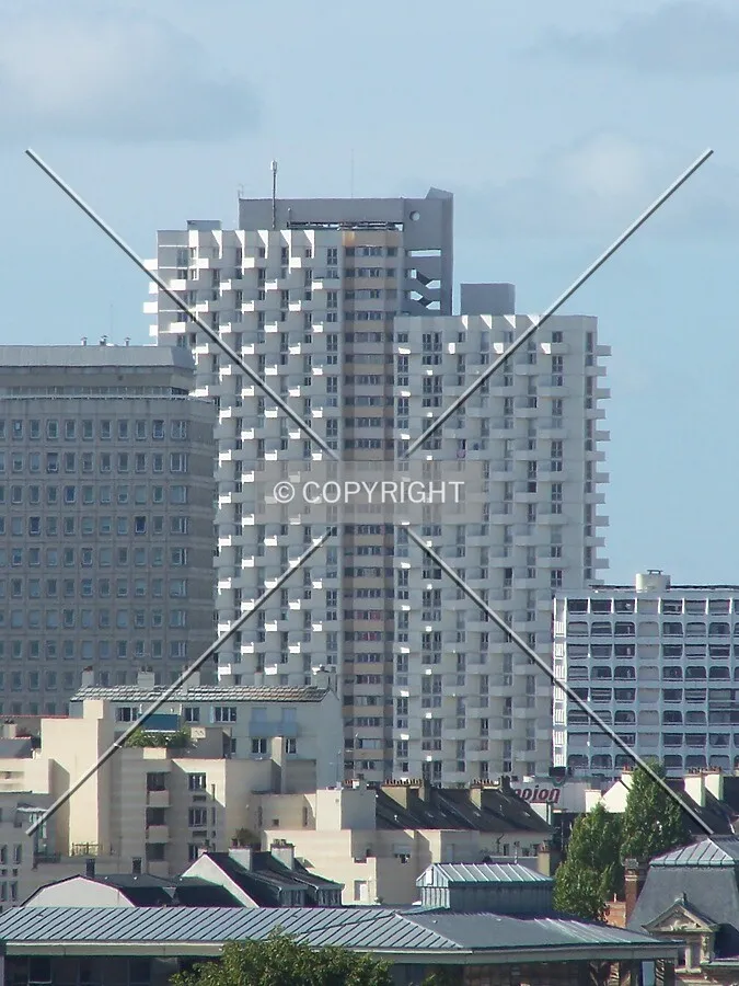 Vue depuis l'est de Rennes