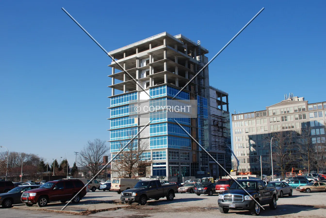 View from the southeast