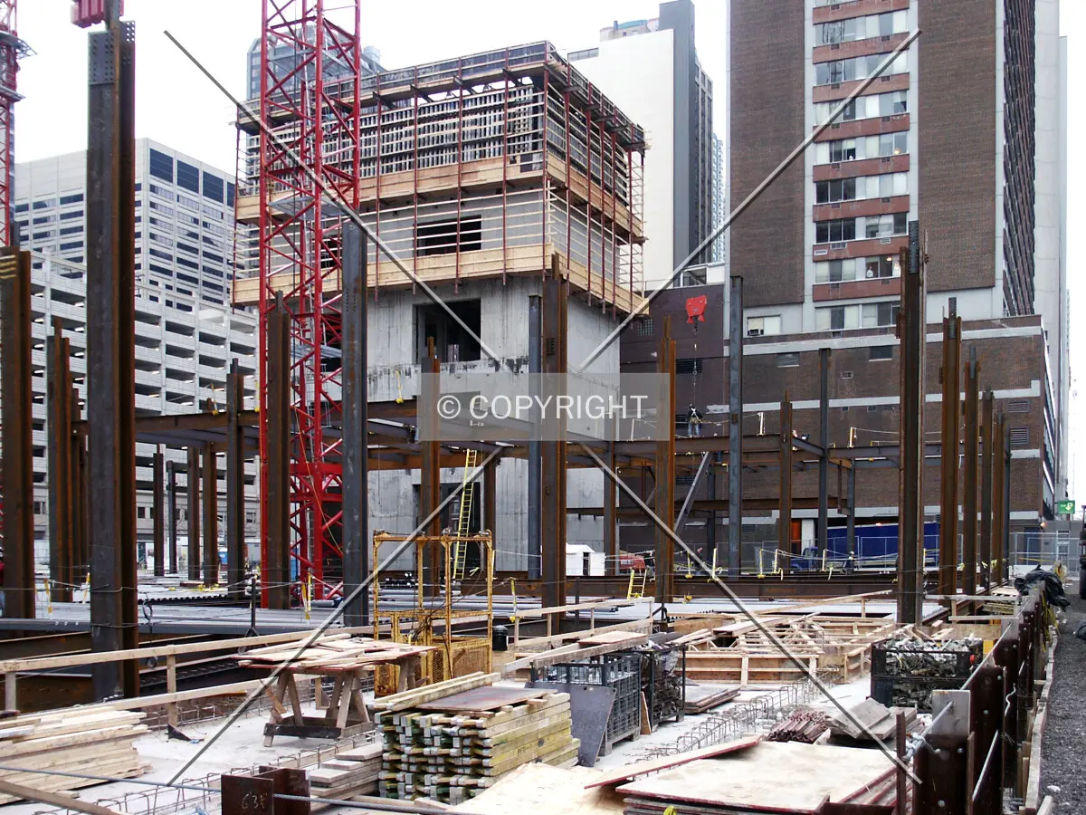 View from the northeast corner of the site