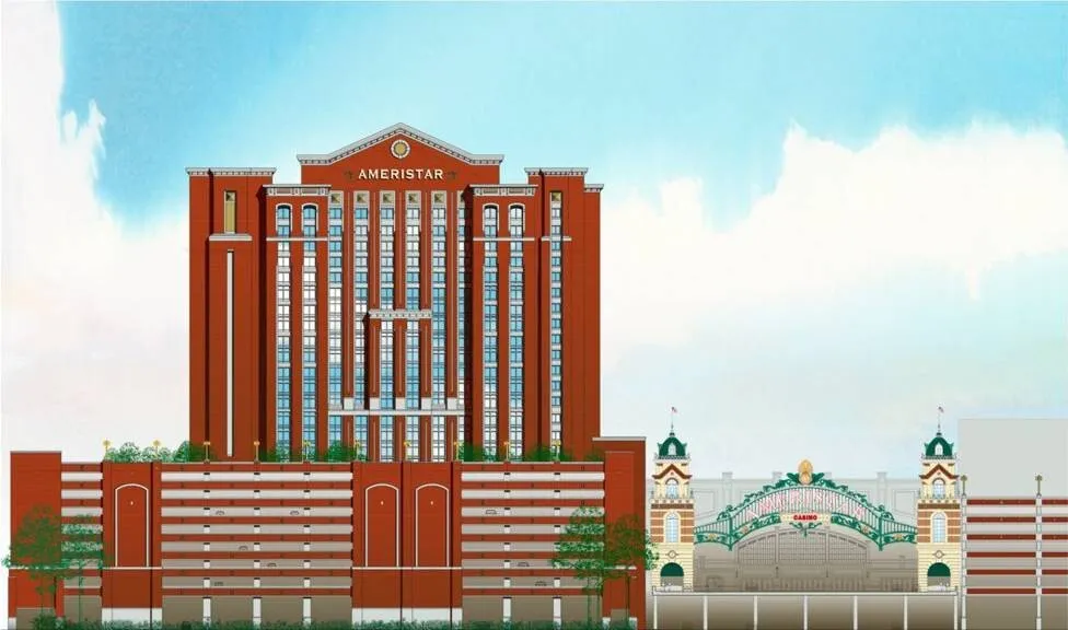 Rendering of the west facade
