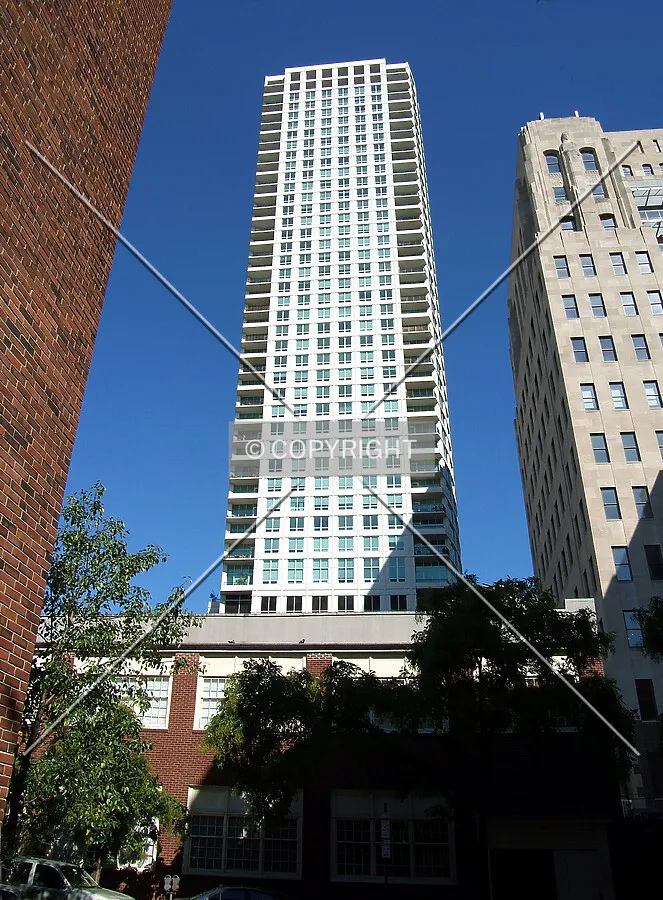 View from the south on Locust Street