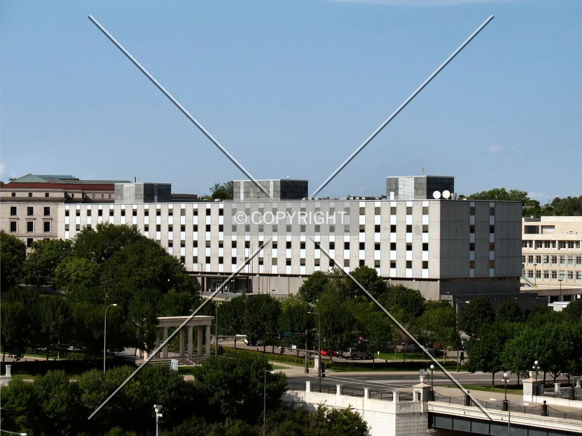 View to the north from the St. Joseph's Hospital Ramp