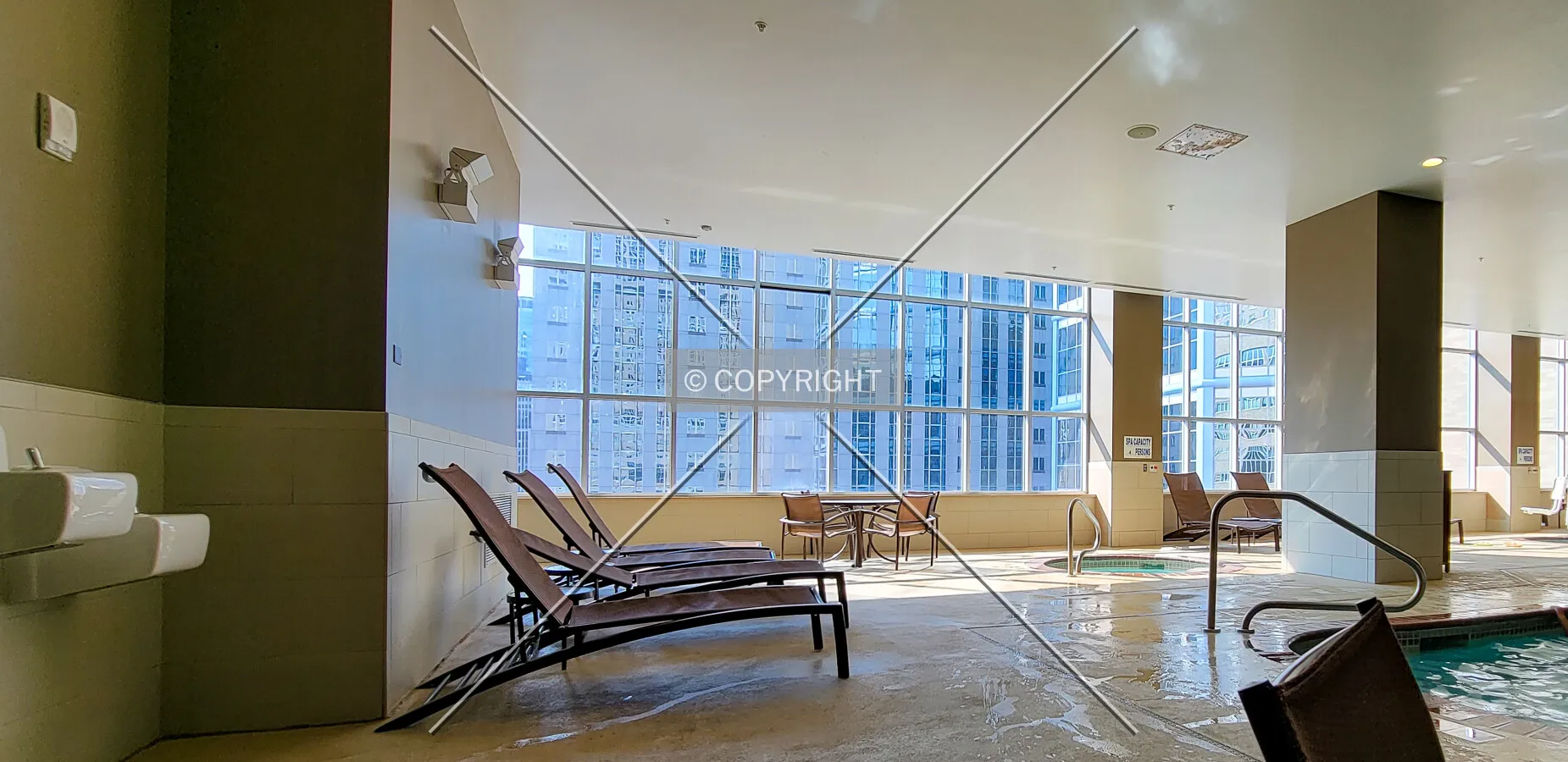 Hyatt Place swimming pool area; July 3, 2021