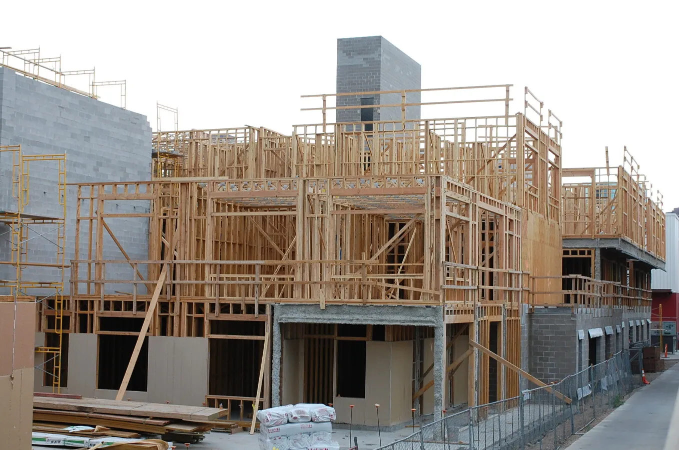 View to the southeast