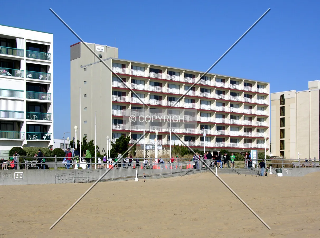 From the beach to the southeast
