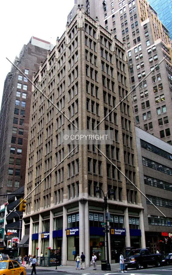 From the southeast across Broadwayand West 40th Street