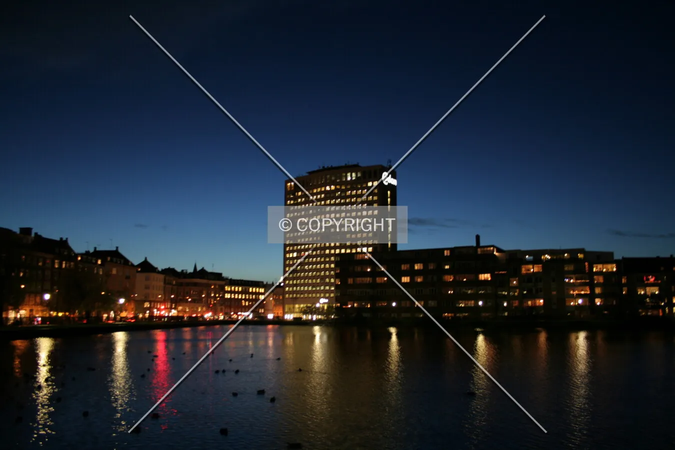 View from the nearby planetarium
