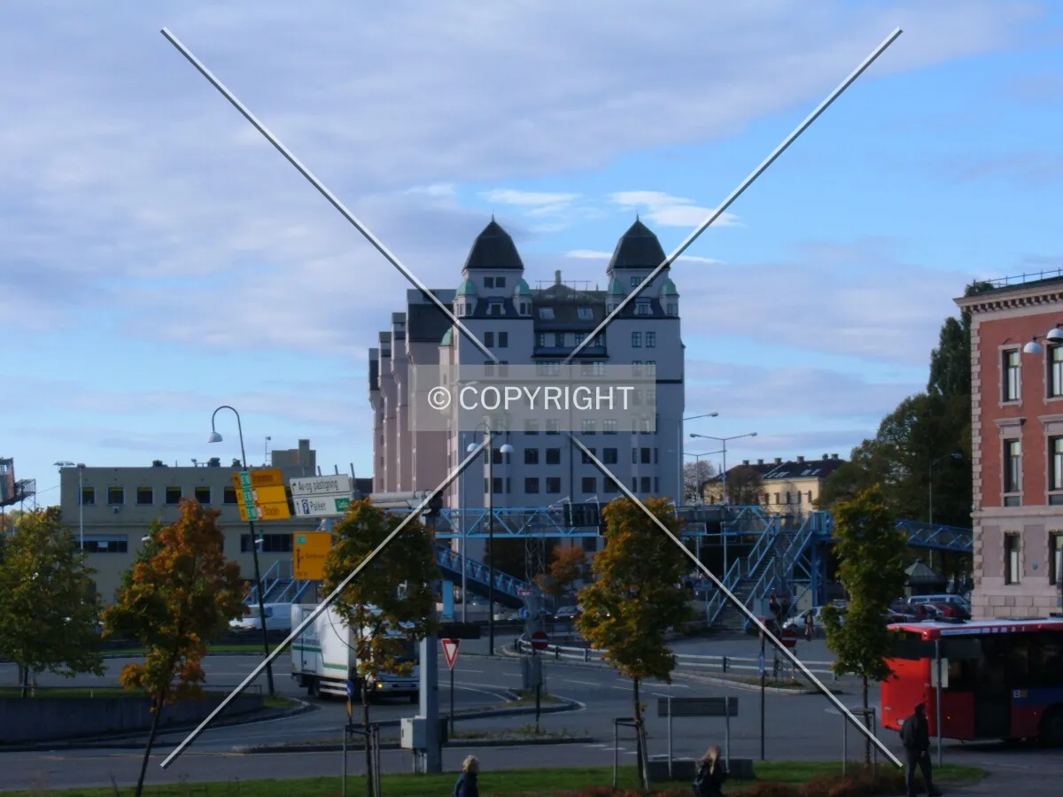 View to the west from Oslo S