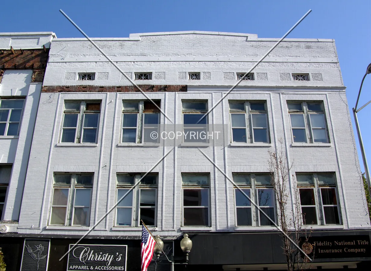 Looking up the western side