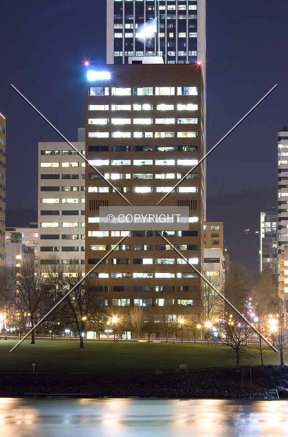 As seen from across the Willamette