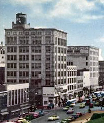 View from the northeast
