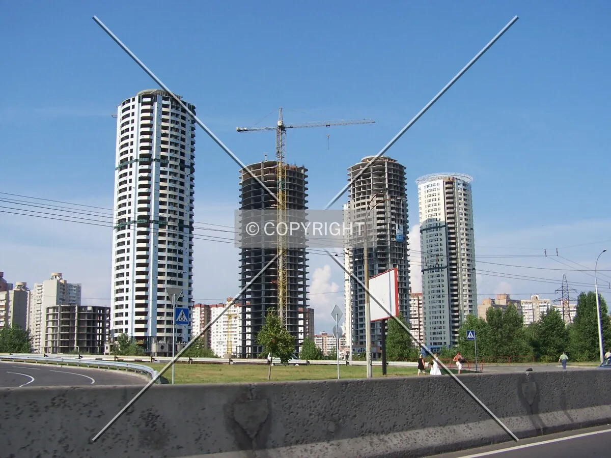 Full complex view during the construction