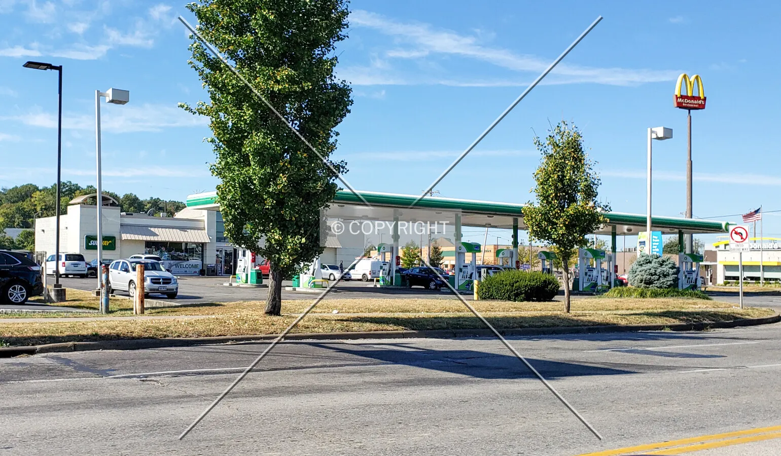 Northeast view; October 5, 2019