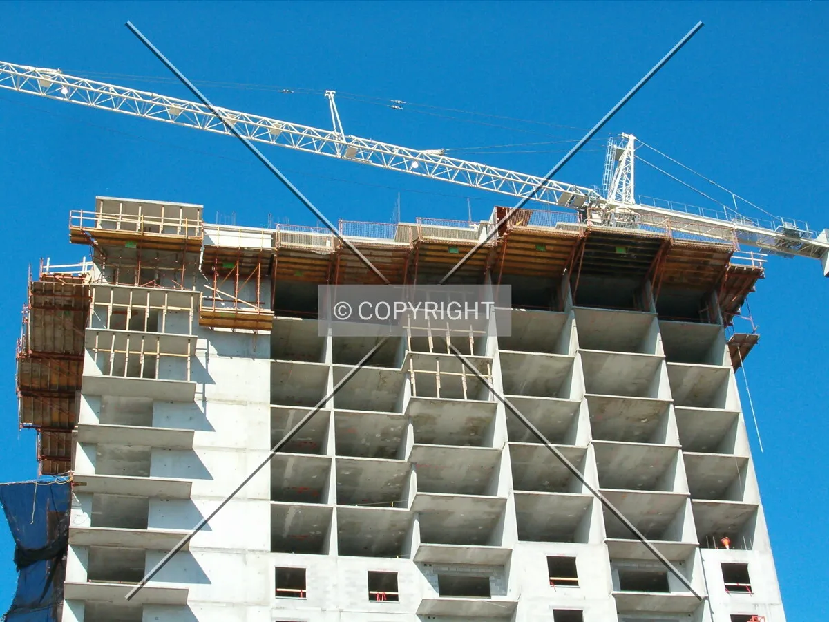 View from the construction site