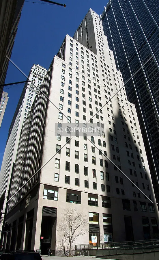 View from the southeast on Pine Street