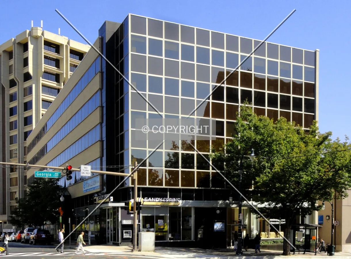 From the west across Georgia Avenue