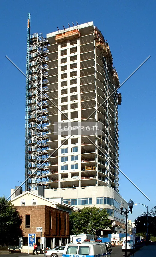 View from the southwest along Paterson Street