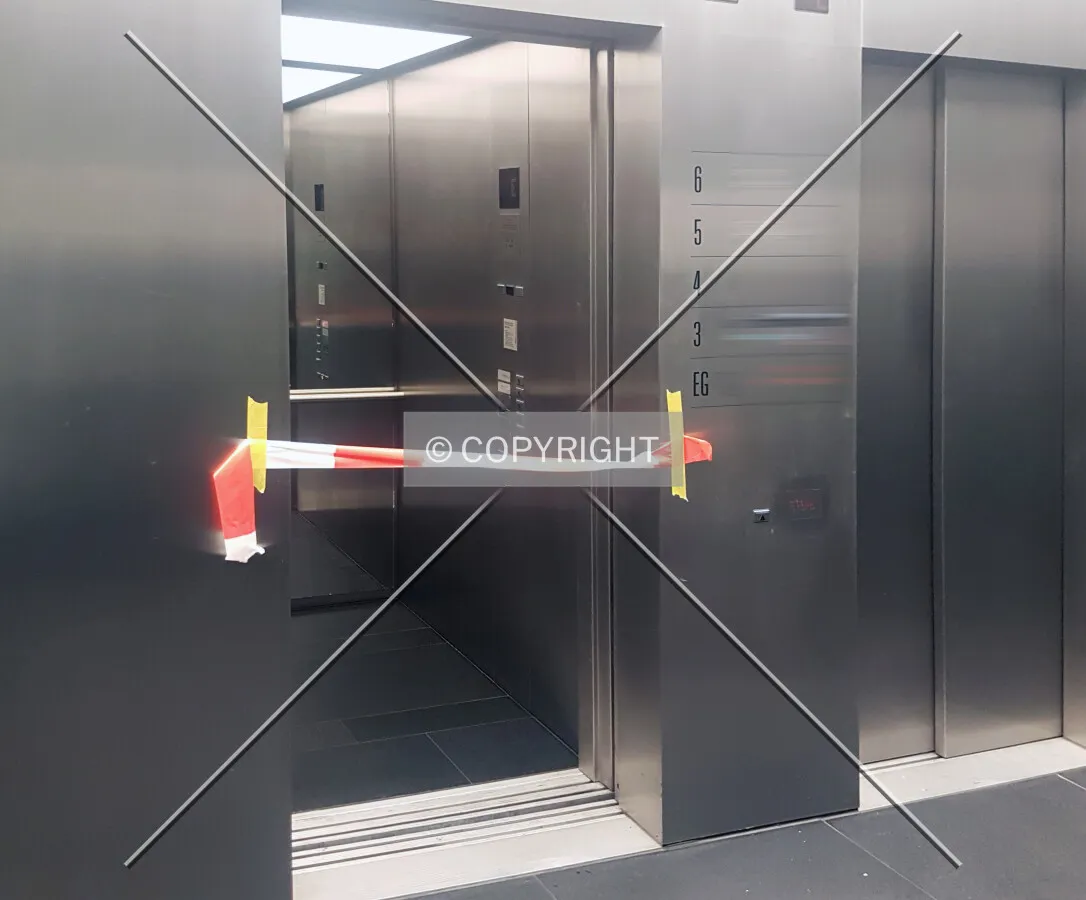 Elevator is under maintenance and cannot be used