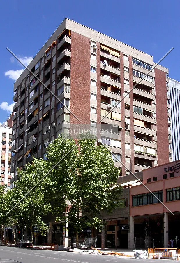 As seen from Orense Street