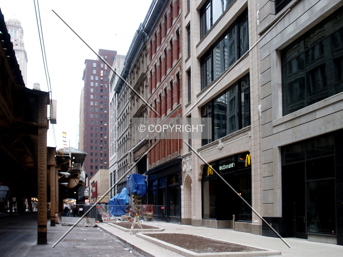 Base facades on Wabash Avenue