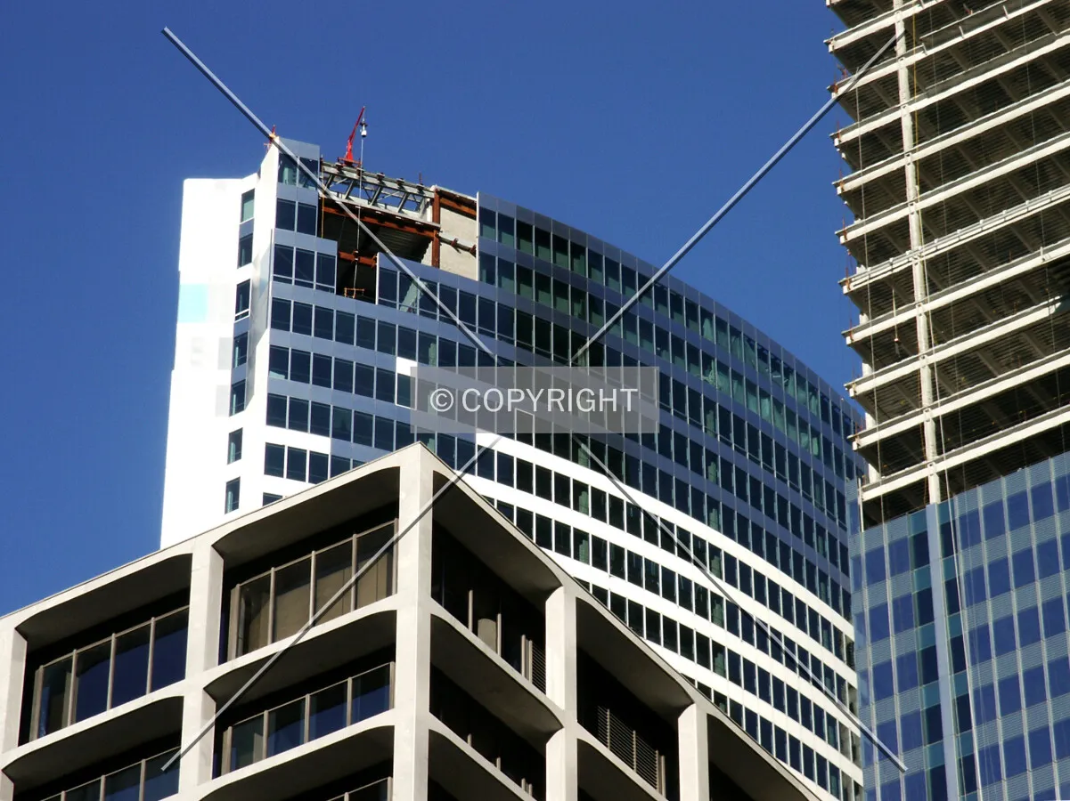 Upper west corner from across the Chicago River