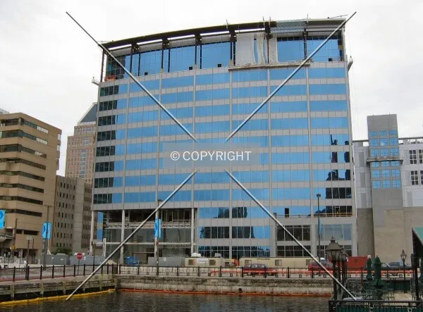 View to the north from the Inner Harbor
