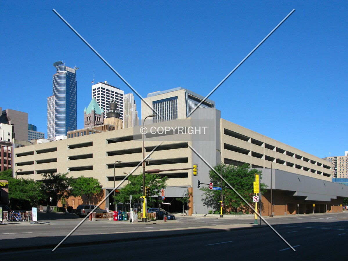 View to the west across Washington Avenue South