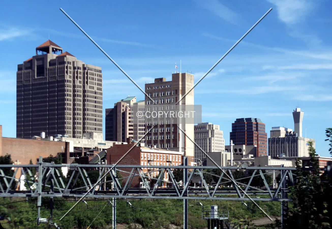 Downtown from the south
