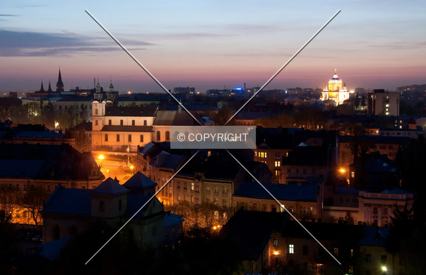 Evening panorama