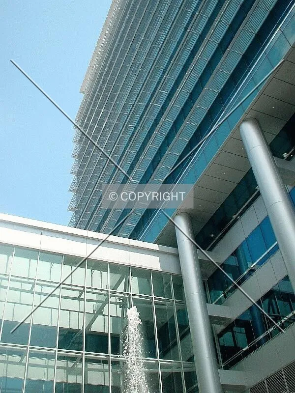 East facade of building from street level