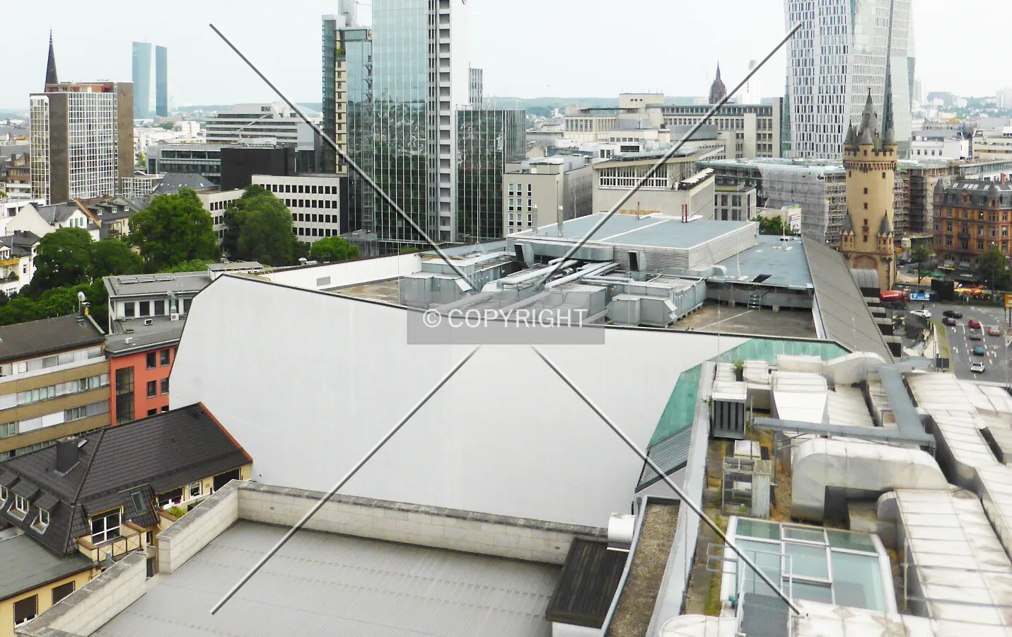 Roof of the Cinestar Metropolis cinema