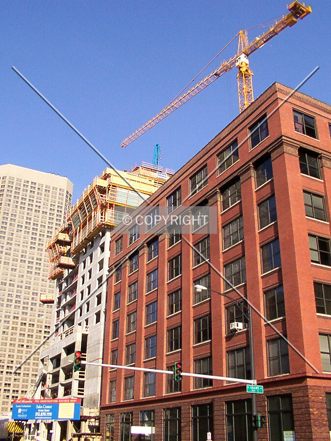 Looking north on Jefferson Street