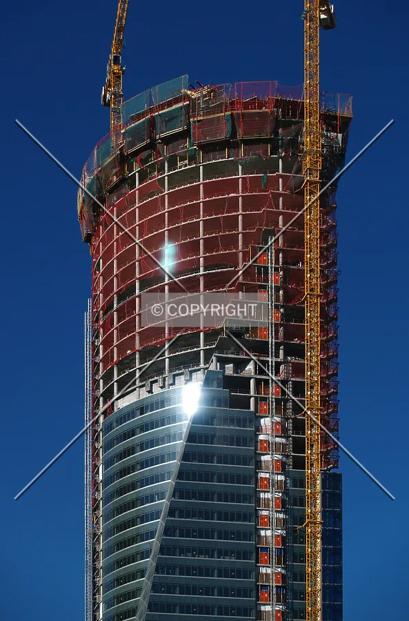 Top floors from the east