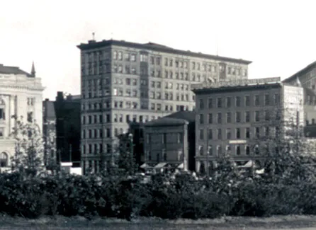 View from the west
