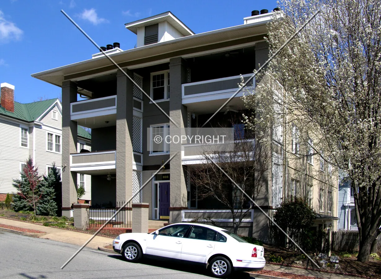 From the southeast across 2nd Street SW