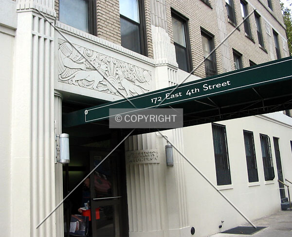 Entrance on East 4th Street